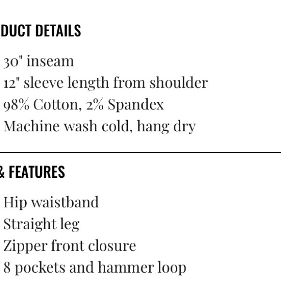 Wildfang the Essential Coverall Black Jumpsuit Size Small EUC - Picture 9 of 9